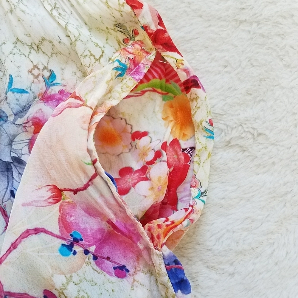 Shana Floral Printed Midi Dress - Picture 6 of 9